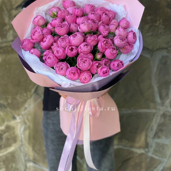 Букет "Пионки" в Нижневартовске