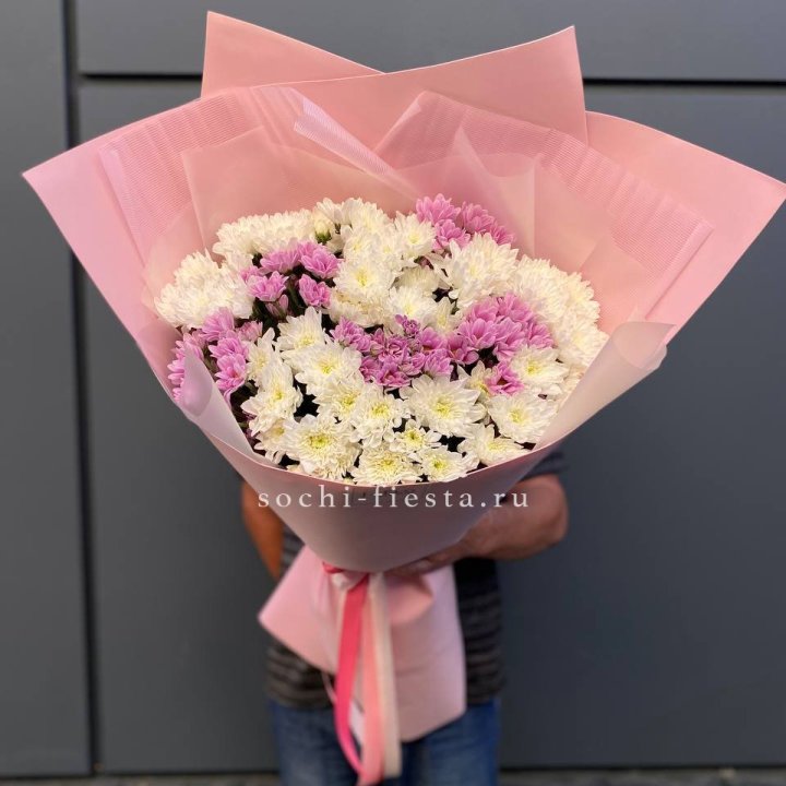  Букет хризантем- гигант  в Нижневартовске