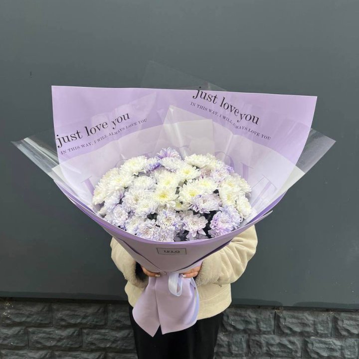 9 воздушных хризантем в Нижневартовске