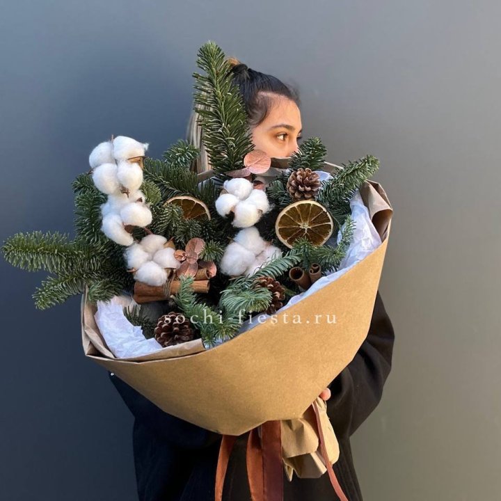 Зимний букет с нобилисом в Нижневартовске