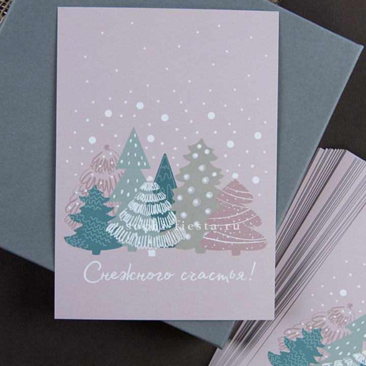 Открытка к букету "Снежного счастья" в Нижневартовске