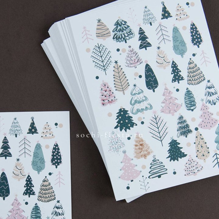 Открытка к букету "Елки" в Нижневартовске