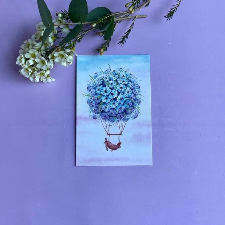 Открытка к букету "Флоростат" в Нижневартовске