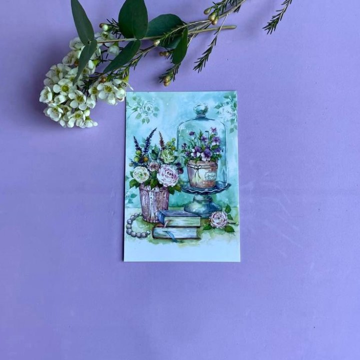 Открытка к букету "Книги" в Нижневартовске