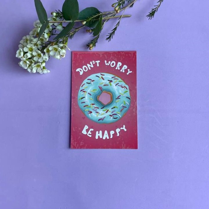 Открытка к букету "Не волнуйся..." в Нижневартовске