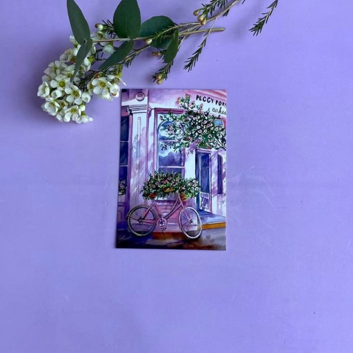 Открытка к букету "Розовый" в Нижневартовске