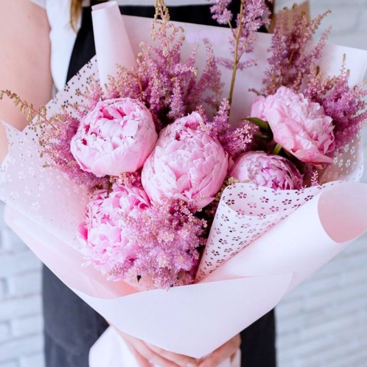 Букет пионов "Мелиса" в Нижневартовске