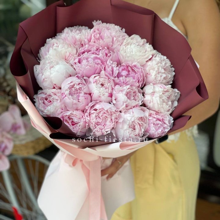 Букет с пионами №5 в Нижневартовске