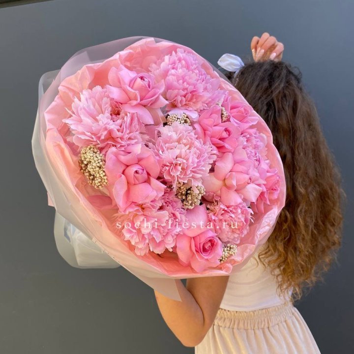 Букет с пионами "Пинки" в Нижневартовске