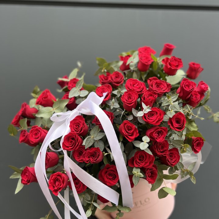 45 Красных роз в боксе "Сеньёрита" в Нижневартовске