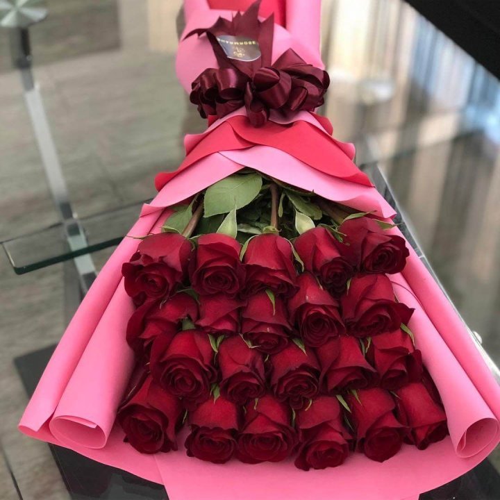 21 красная роза "Элеганс" в Нижневартовске