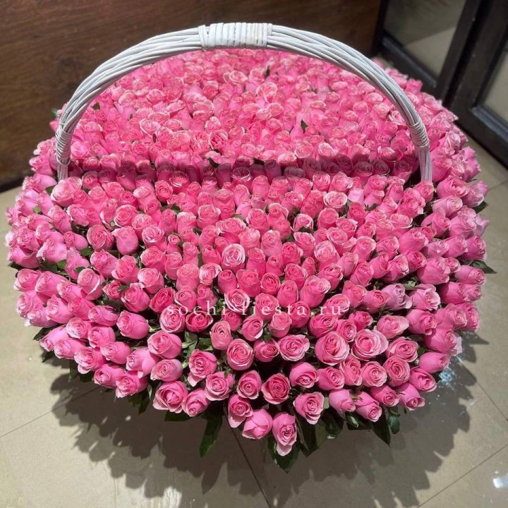 501 розовая роза в Нижневартовске