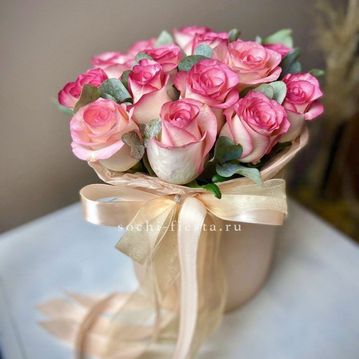 19 Роз Джумилия в коробке в Нижневартовске