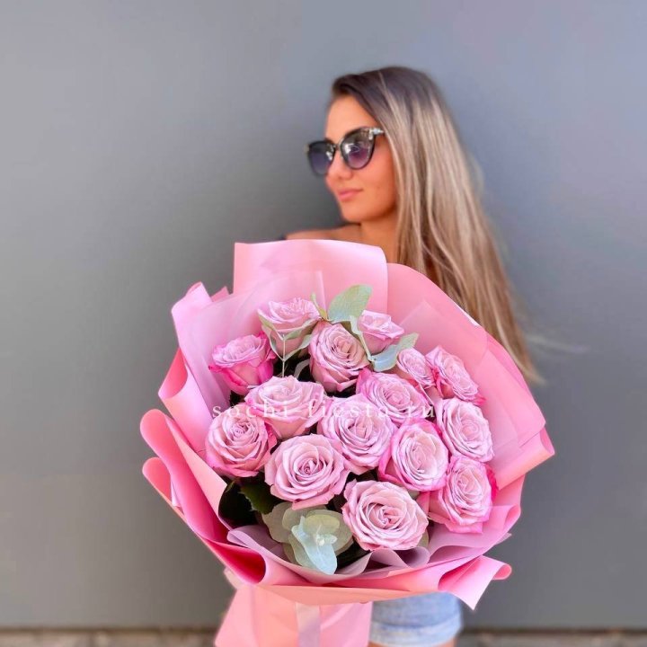Букет розовых роз 2 в Нижневартовске