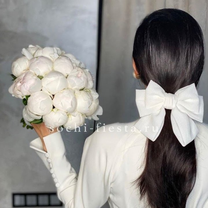 Свадебный букет пионов в Нижневартовске