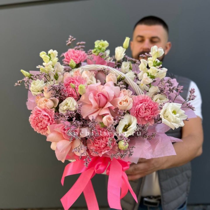Цветочная корзина №1 в Нижневартовске