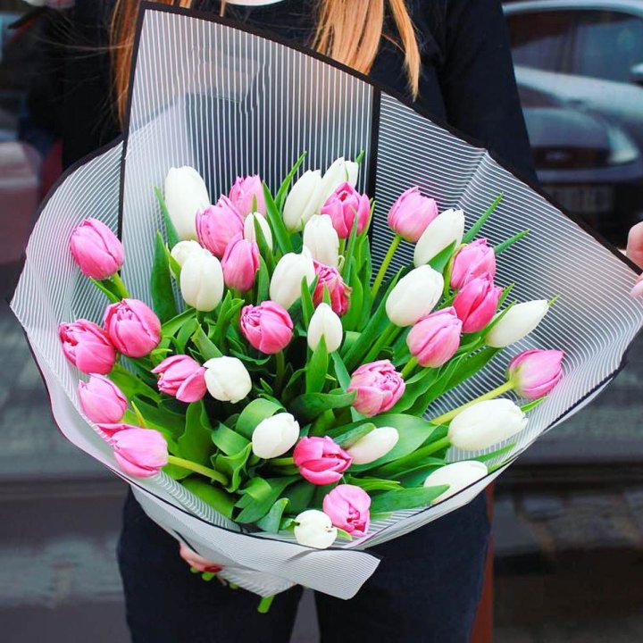 29 тюльпанов микс в Нижневартовске