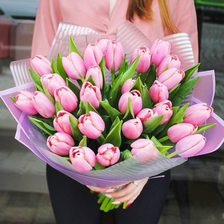 25 тюльпанов "Айс крем" в Нижневартовске
