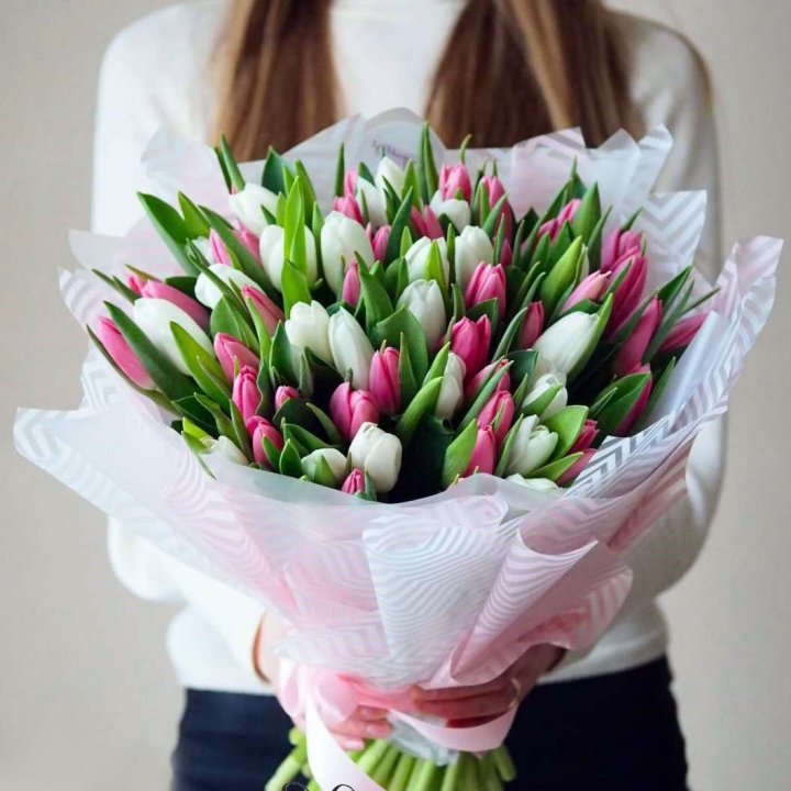 Букет тюльпанов "Лолита" в Нижневартовске