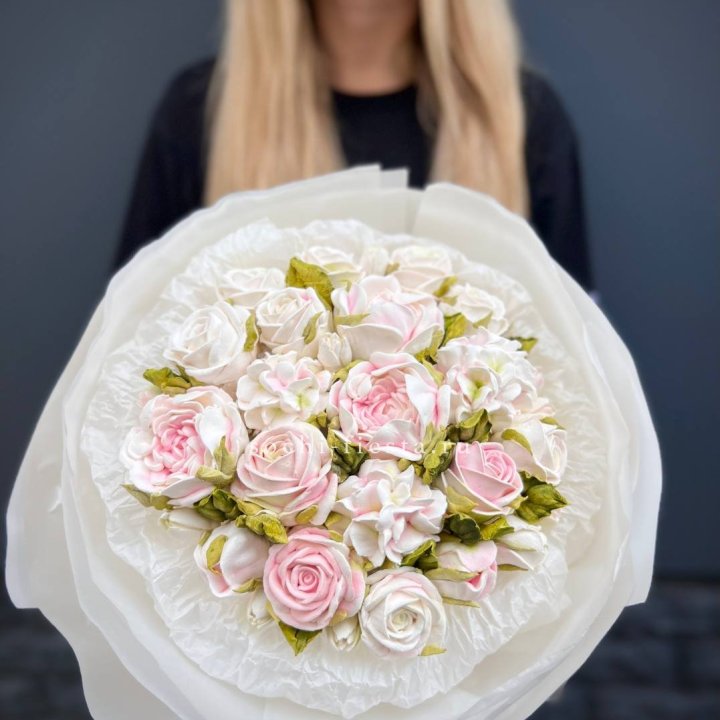 Сладкий букет из ЗЕФИРА нежный в Нижневартовске